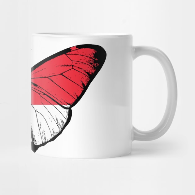 Vintage SIngapore Butterfly Moth | Support Singapore and Stand with Singaporean by Mochabonk